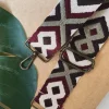 Asa bandolera rombos GRANATE/VERDE/BEIGE