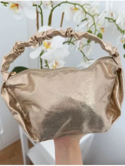Bolso mini dorado