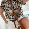 Bolso PIEL CAMEL pompón Kiara
