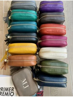 Bolso PIEL personalizado pompón Kiara