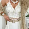 Bralette encaje BLANCO Canarias 01025 (V02)
