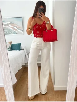 Bralette encaje ROJO Canarias 01025 (V02)