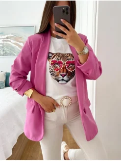 Camiseta blanca manga corta TIGRE GAFAS PERLAS (37/07)