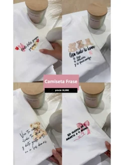 Camiseta FRASE motivadora