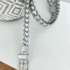 Cinturón fino trenza PLATA Katniss
