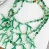Collar vueltas abalorios VERDEMAR figuras arrecife Lanzarote