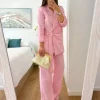 Conjunto traje chaqueta y pantalón ROSA Bonho (M33)