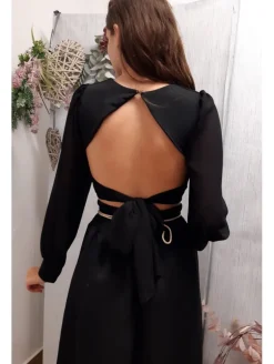 Crop top NEGRO lazada espalda Miranda (V07)