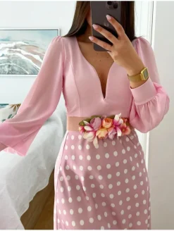 Crop top ROSA BEBÉ lazada espalda Miranda (V07)