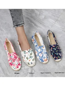 Espardeña estampada flores YF8019