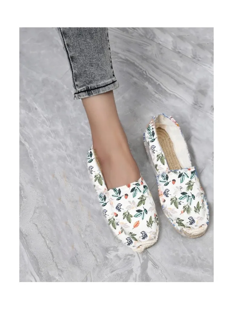 Espardeña estampada flores YF8019