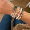 Pack 3 pulseras abalorios