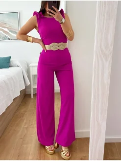 Pantalón ancho BUGANVILLA Estefania (V10)