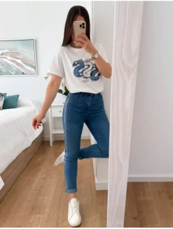 Pantalón vaquero detalles brilli 436 (DRD)