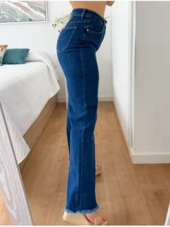 Pantalón vaquero recto oscuro 0205-3 (A37)