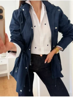 Parka azul marino 520 (V22)