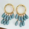 Pendientes lagrimas azules (V00)
