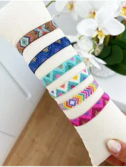 Pulsera abalorios étnicos Boolywood