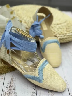 Sandalia cinta azul (CEL)