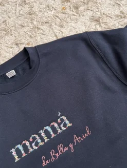 Sudadera Basic personalizada florecitas (MB)