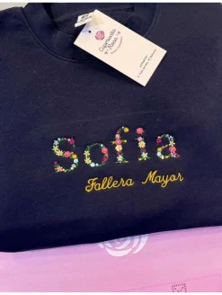 Sudadera Basic personalizada florecitas (MB)