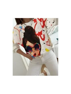 Sudadera BLANCA CHICA  colores  (M27)