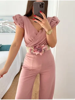 Top manguitas rosa (V10)