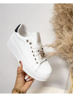 Zapatilla blanca plataforma OSITO DORADO EV500 (AL)