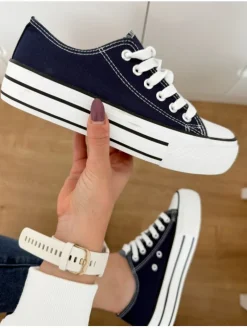 Zapatilla NAVY cordones (ALS)