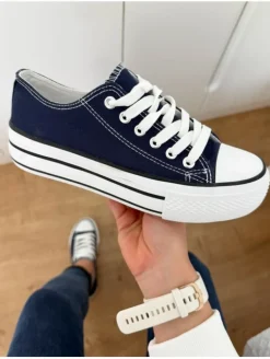 Zapatilla NAVY cordones (ALS)