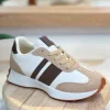 Zapatillas combinadas marrones, blanco y camel Coffe (FZ)