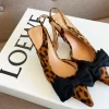 Zapato tacón ANIMAL PRINT en punta LAZO